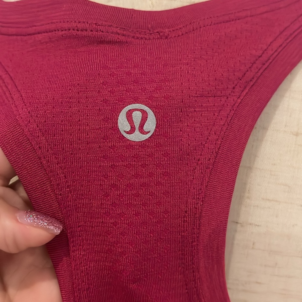 Lululemon Swiftly Tech Racerback 2.0 *Race Length Ripened Raspberry | Size 8 - Picture 6 of 8